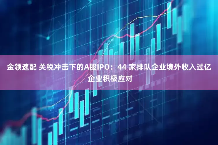金领速配 关税冲击下的A股IPO：44 家排队企业境外收入过亿 企业积极应对